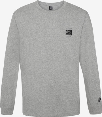 PROTEST Shirt 'SHELBY' in Grijs: voorkant
