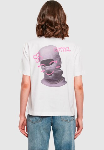 Mister Tee Футболка 'Cutie Balaclava' в Белый: спереди