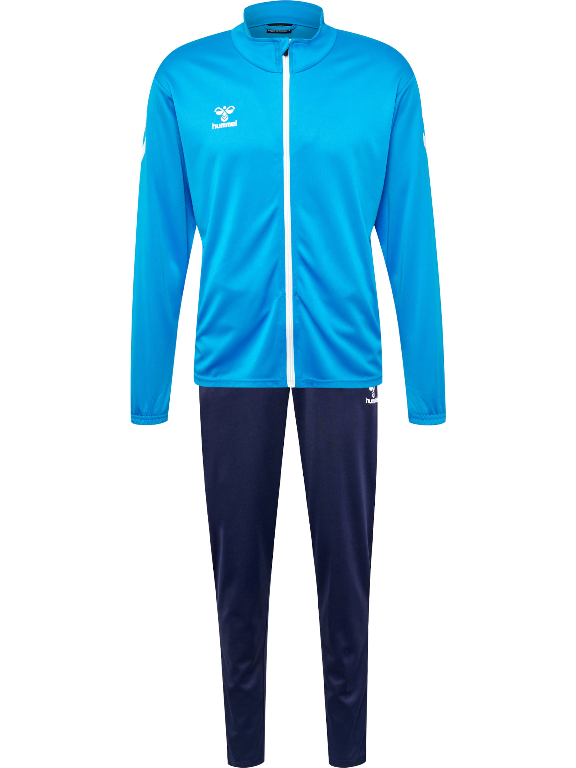 Hummel Tracksuit in Blue: front