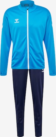 Survêtement Hummel en bleu : devant