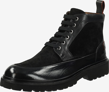 MELVIN & HAMILTON Lace-Up Boots in Black: front