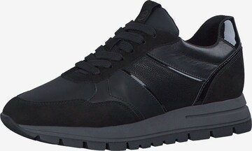 TAMARIS Sneakers laag in Zwart: voorkant