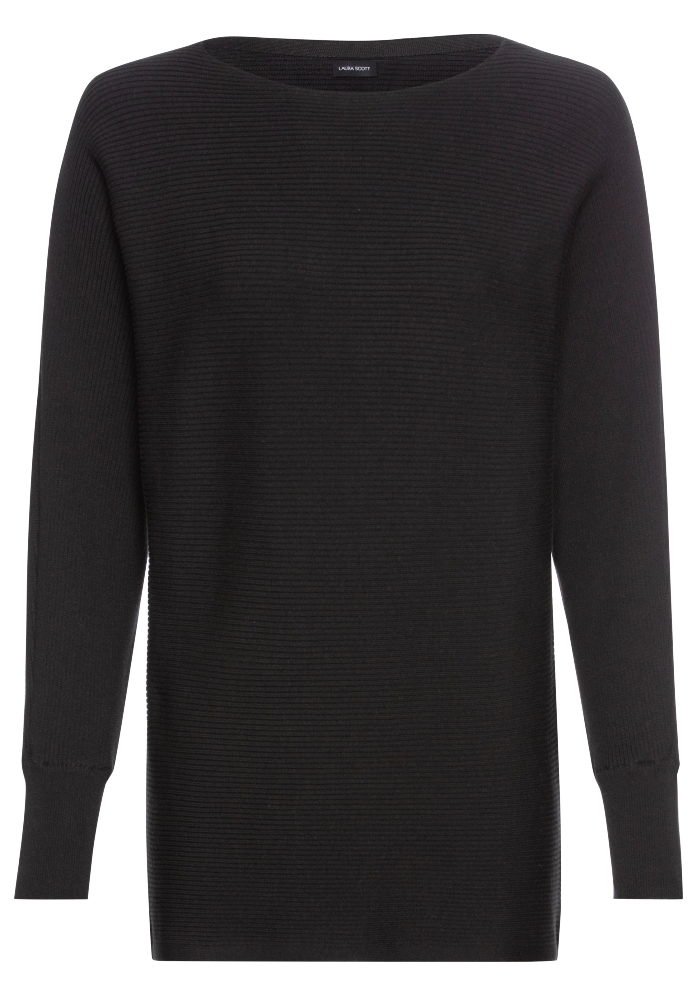 LAURA SCOTT Pullover in Schwarz: Vorderseite