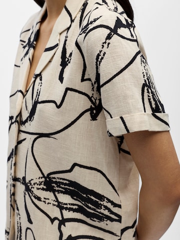 OBJECT Bluse 'OBJSanne' in Beige