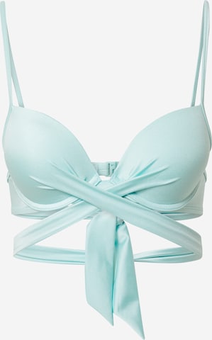 Hunkemöller Push-up Τοπ μπικίνι 'Sydney' σε μπλε: μπροστά