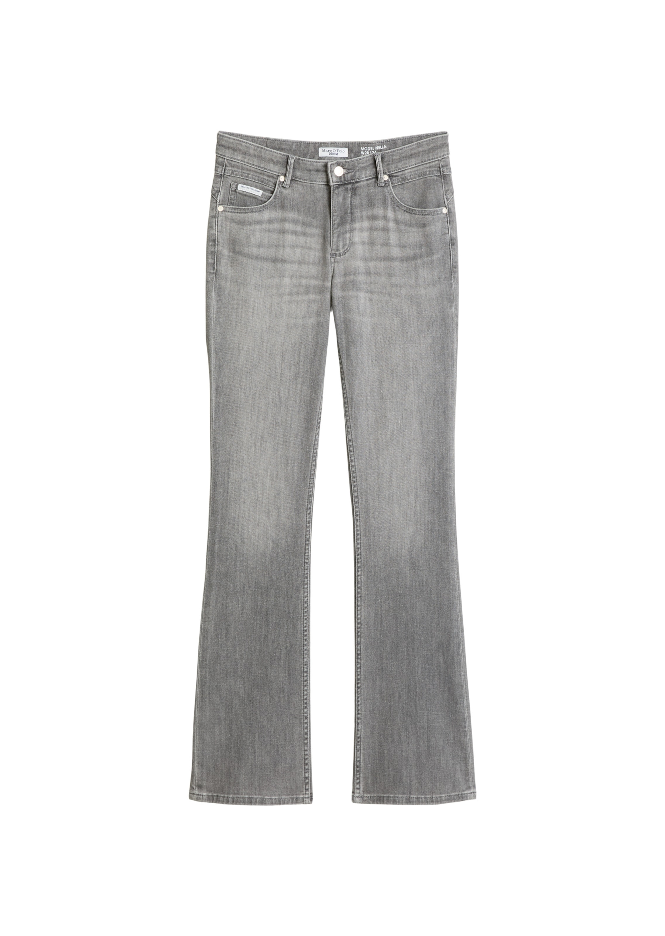 évasé Jean 'Nella' Marc O'Polo DENIM en gris : devant
