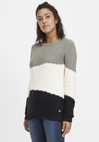 Oxmo Sweater 'Olma' in Grey: front