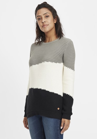 Oxmo Sweater 'Olma' in Grey: front