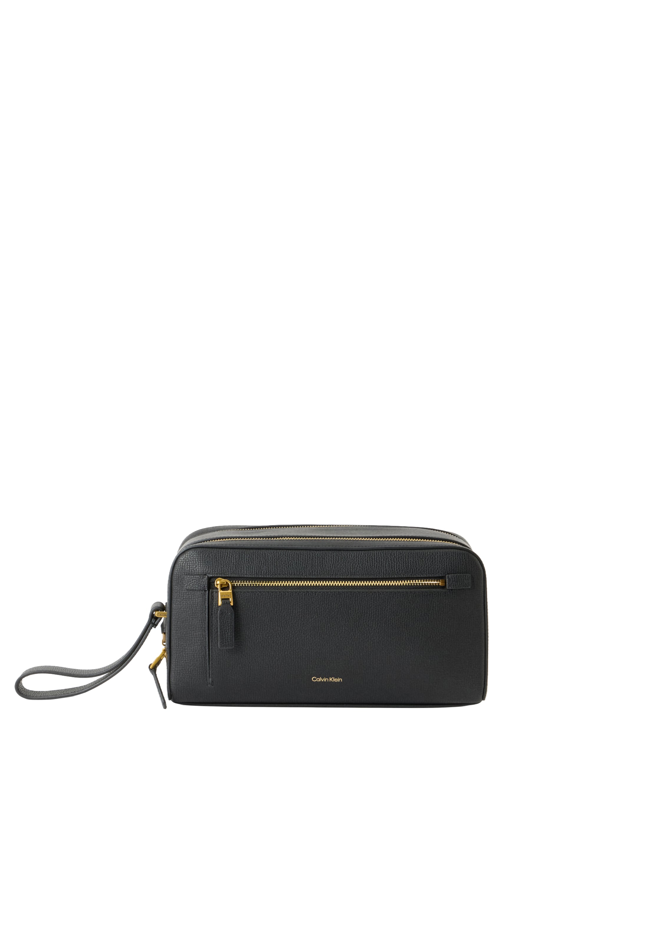 Calvin Klein Kulturtasche in Schwarz: Vorderseite