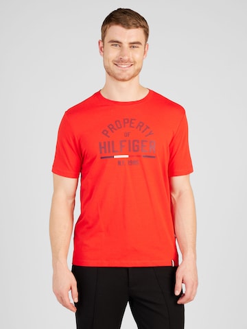 TOMMY HILFIGER T-Shirt in Rot: predná strana