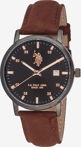 Montre à affichage analogique 'Osman' U.S. POLO ASSN. en marron : devant