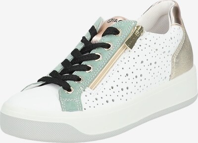 IGI&CO Sneakers in Beige / Turquoise / Black / Silver / White, Item view