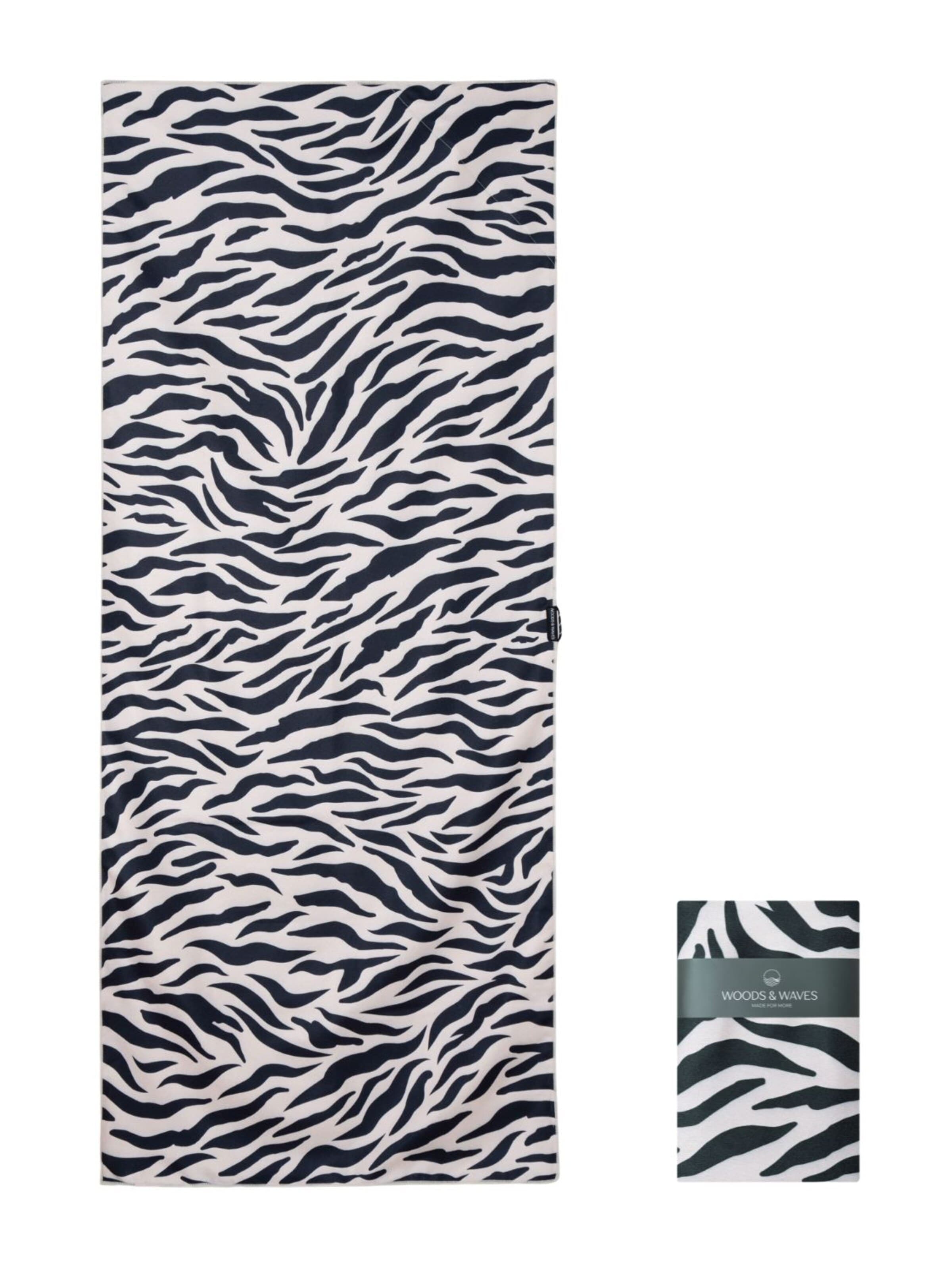woodsandwaves Beach Towel 'Beach Safari' in Beige: front