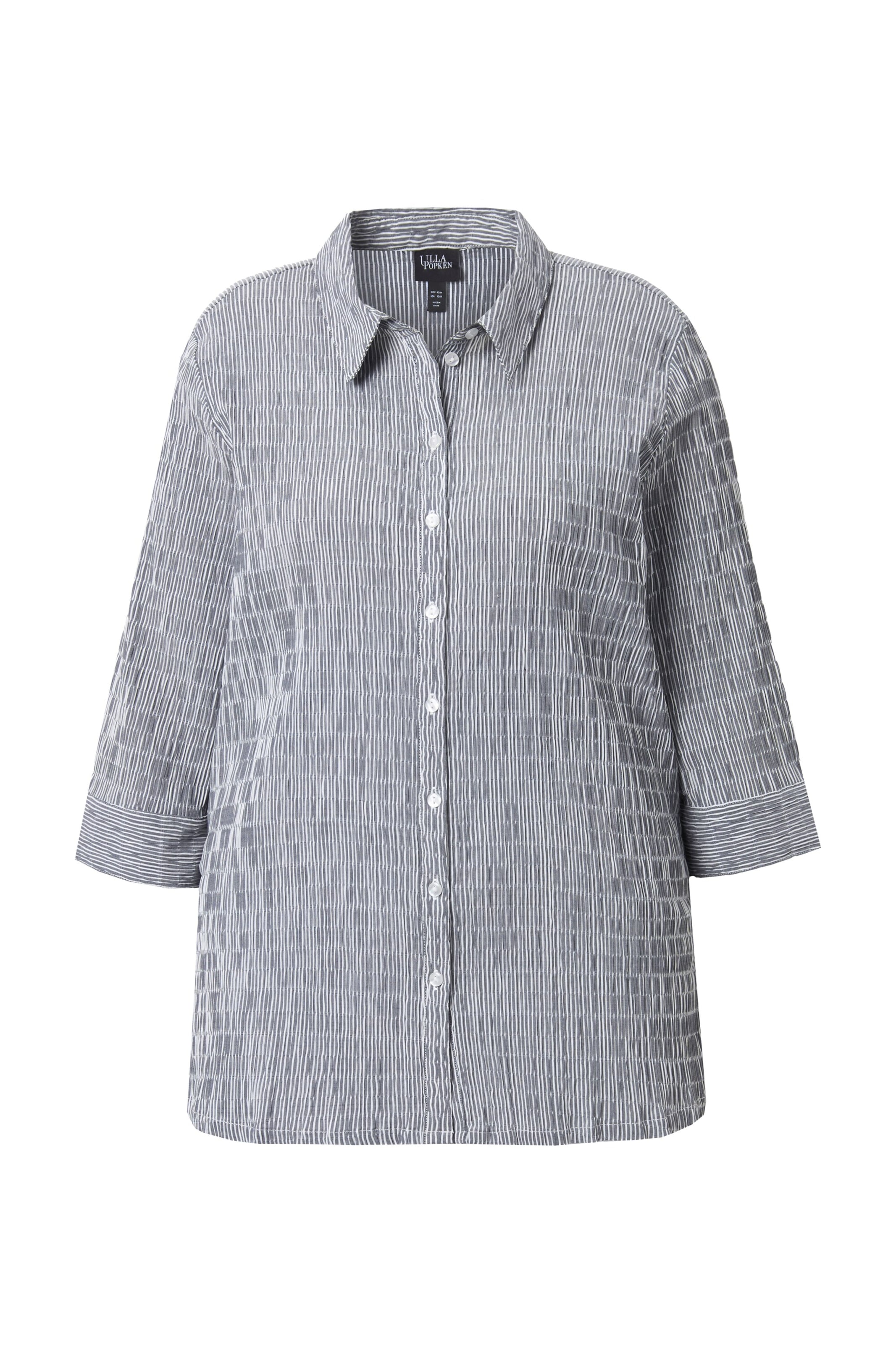 Ulla Popken Blouse in Grey: front