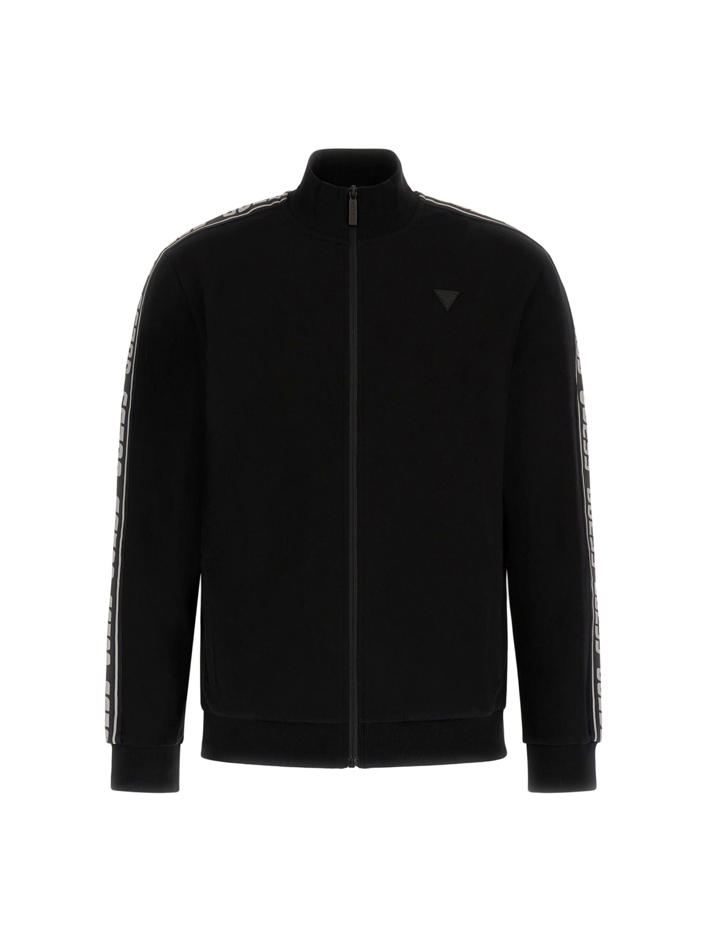 GUESS - Sudadera con cremallera 'Z2YQ12K6ZS1' en negro: frente