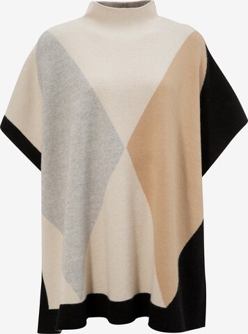 Aniston SELECTED Strickponcho in Beige: predná strana