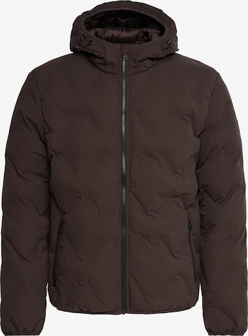 Salsa Jeans Winterjas in Bruin: voorkant