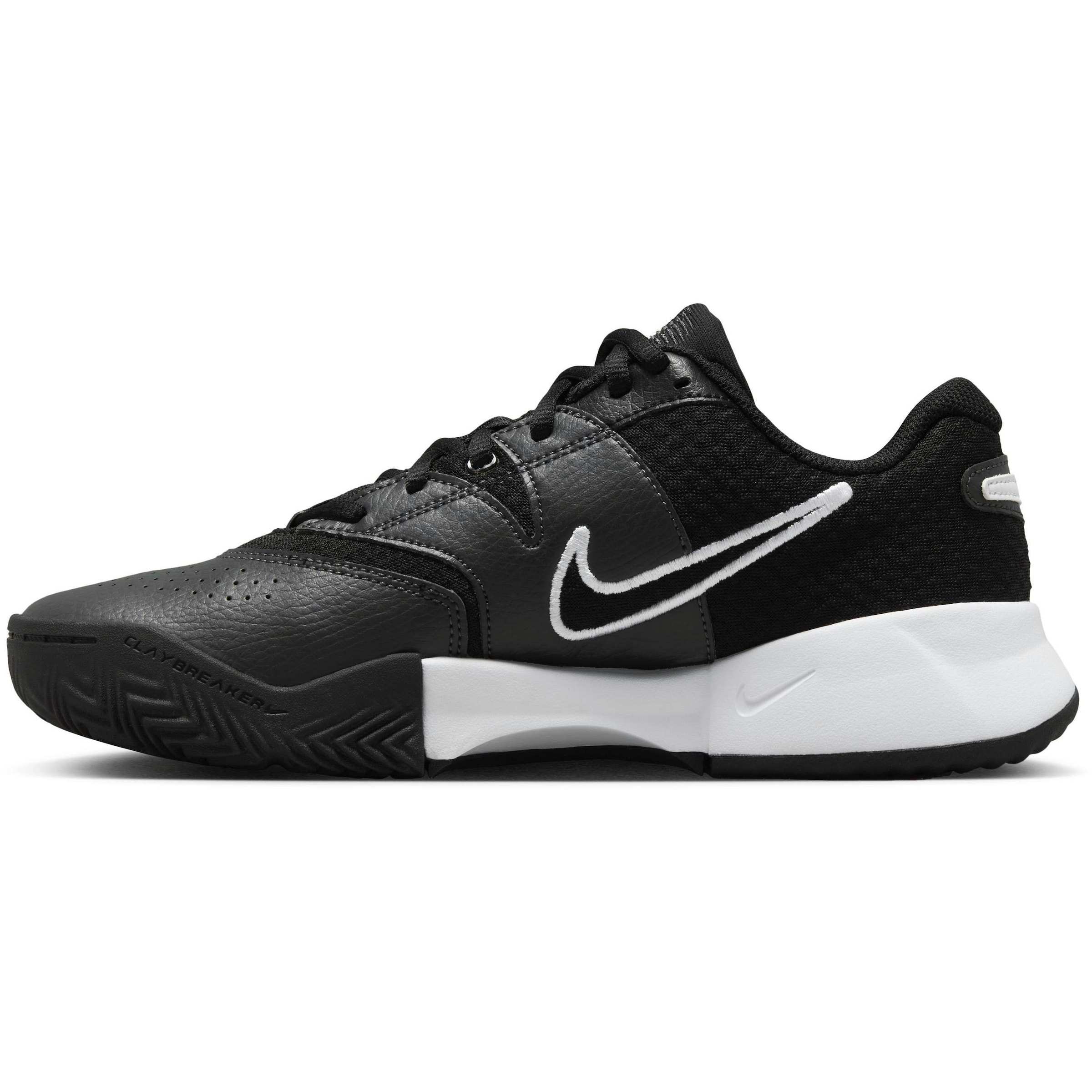 NIKE Athletic Shoes 'Court Lite 4 Clay' in Black / White, Item view