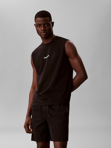 Calvin Klein Swimwear Tričko – černá