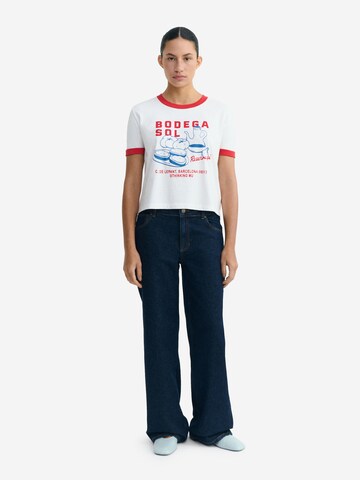 T-shirt 'ZOWIER' Thinking MU en blanc