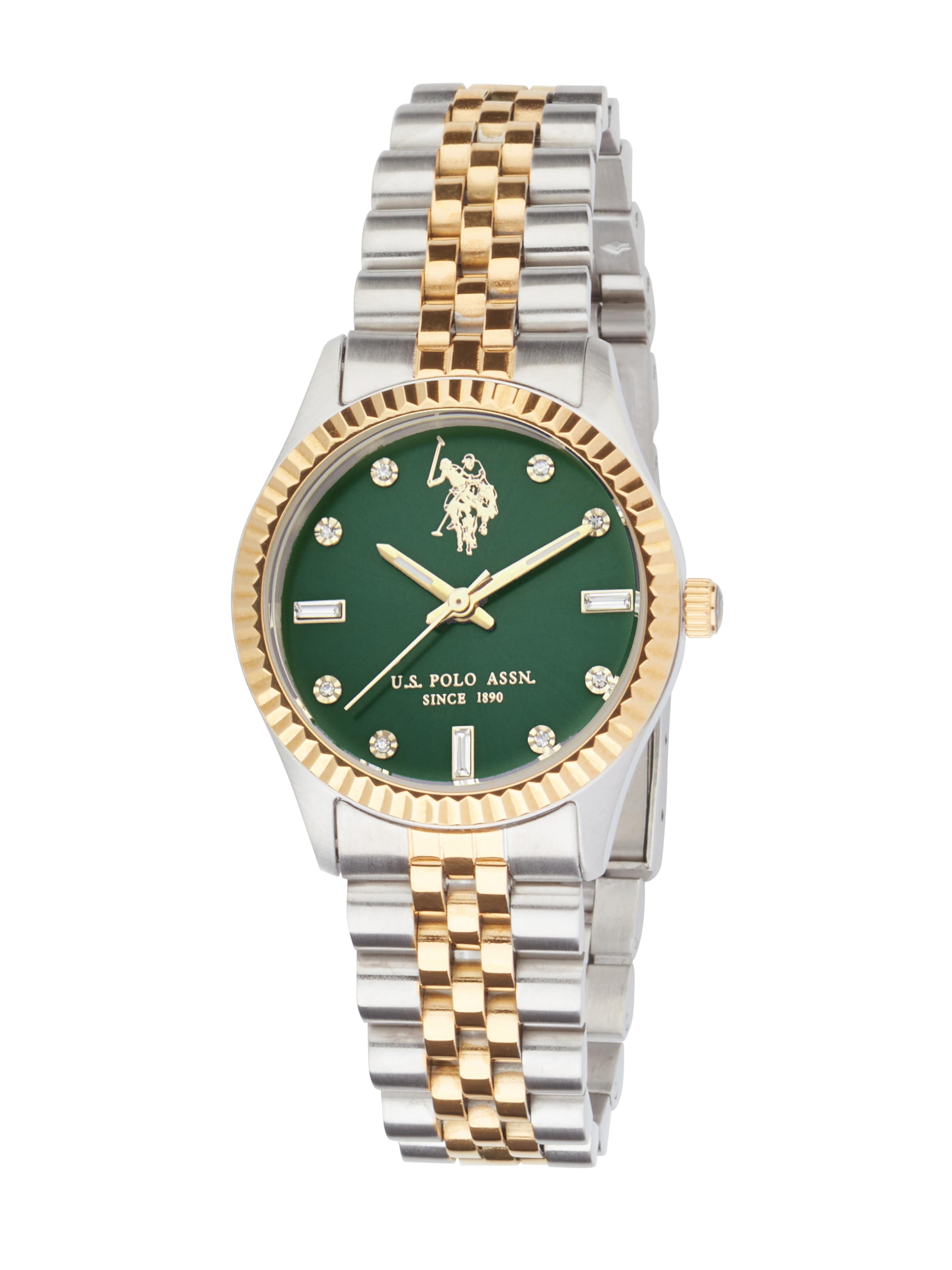 U.S. POLO ASSN. - Reloj analógico 'Celine' en verde