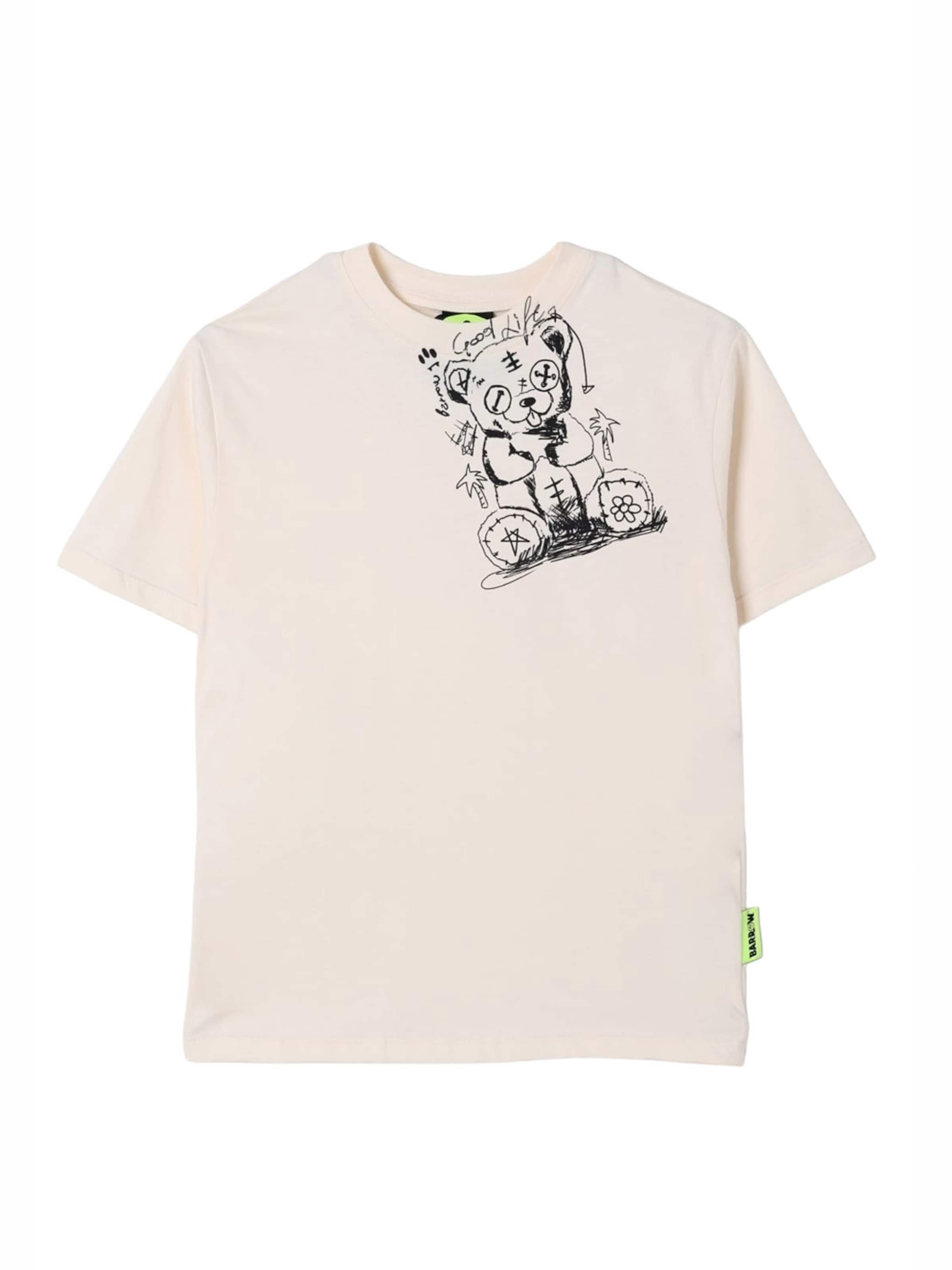 BARROW Shirt 'T-shirt crema per bambino' in Beige: front