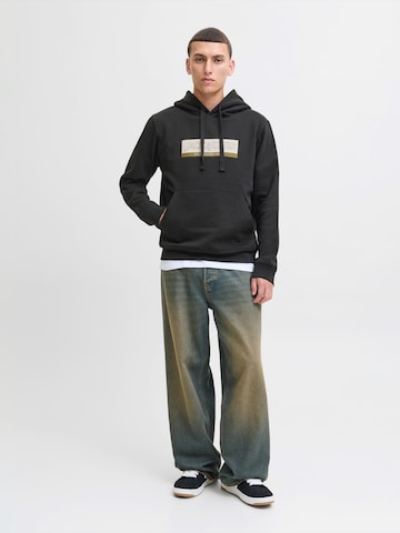 Bluză de molton 'JORINWOOD' de la JACK & JONES pe negru