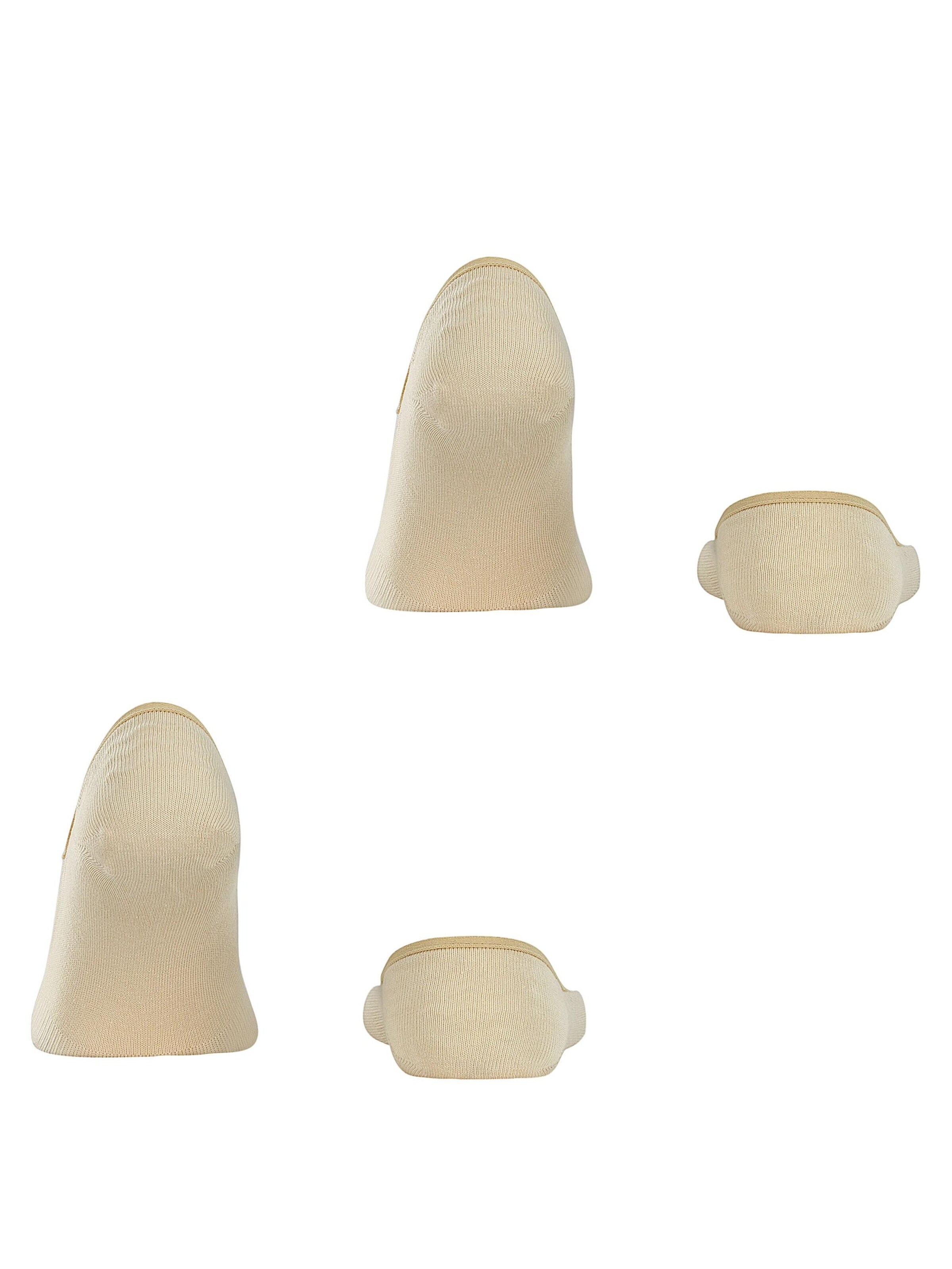 ESPRIT Füßlinge 'Basic Uni 2-Pack'‌‌ in Beige