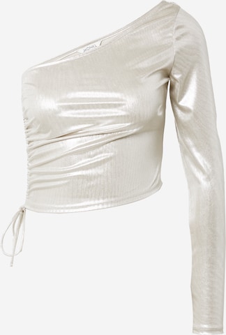 Monki Shirt in Silver: front