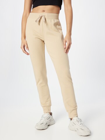 Champion Authentic Athletic Apparel Tapered Pants in Brown: front