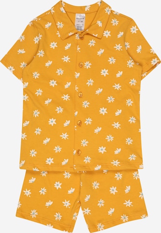 SCHIESSER Pyjamas i gul: framsida