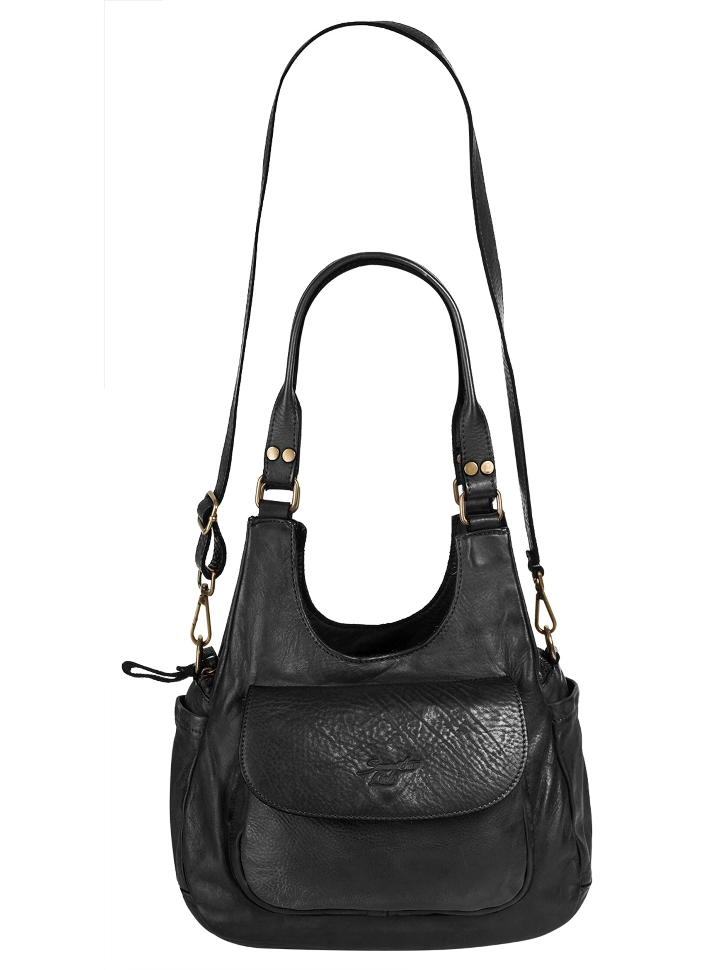 Samantha Look Crossbody Bag in Black