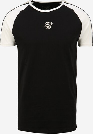 fekete / fehér SikSilk Póló, Termék nézet