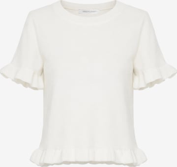 SASSYCLASSY Pullover in Weiß: Vorderseite