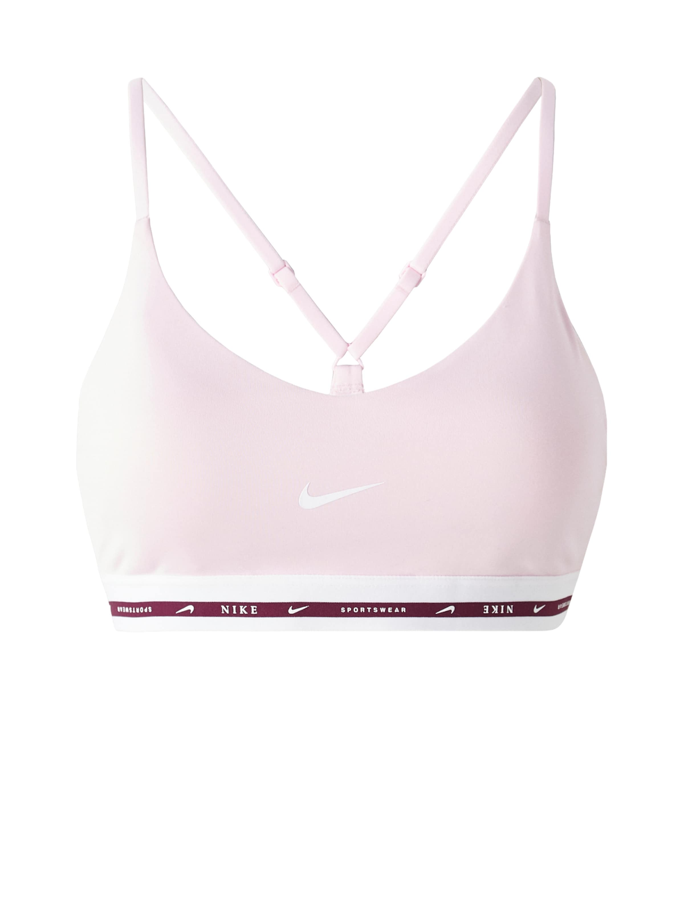 NIKE Бюстие Спортен сутиен 'INDY' в розово: отпред
