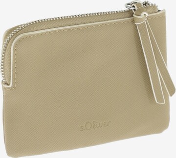 s.Oliver Small Leather Goods in One size in Beige: front