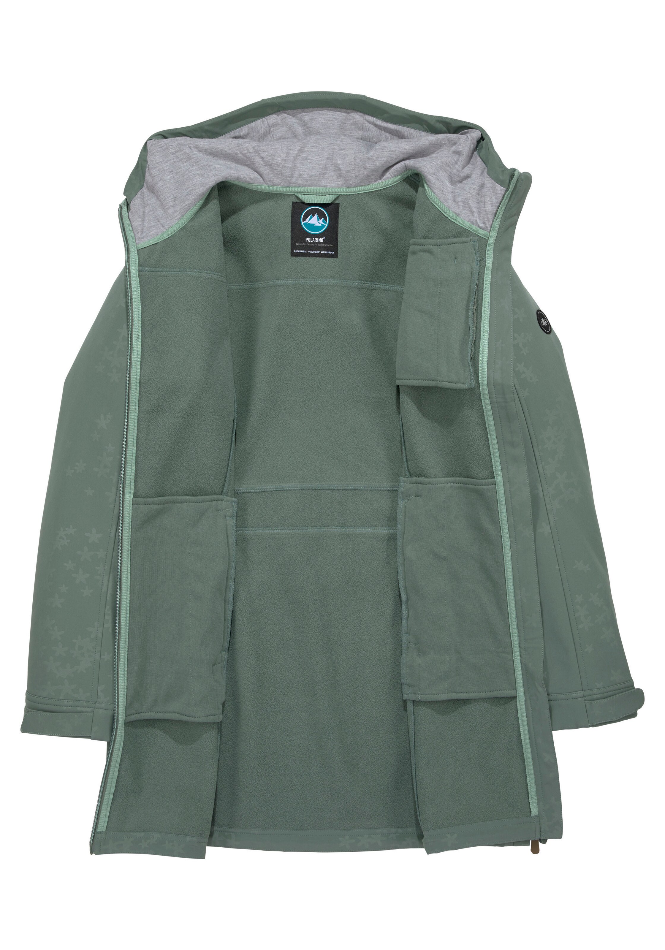 POLARINO Outdoor Coat in Green