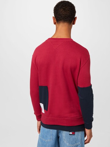 Tommy Remixed Sweatshirt in Red