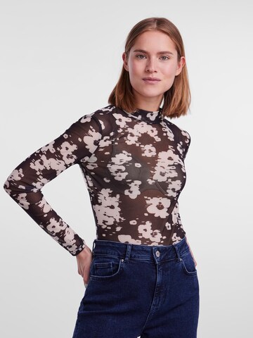 PIECES Shirt 'JUANNA' in Schwarz: Vorderseite