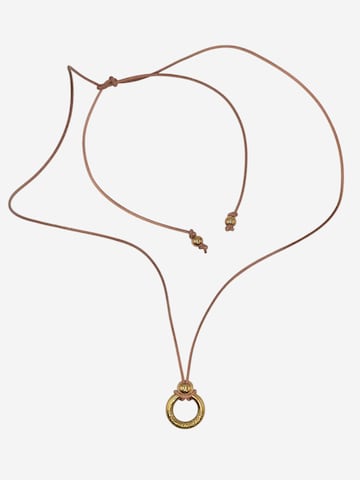 Lakris Jewelry Kæde 'HALO AZTEC' i brun: forside