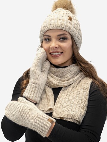 Bonnet '7015 Set' Vivisence en beige