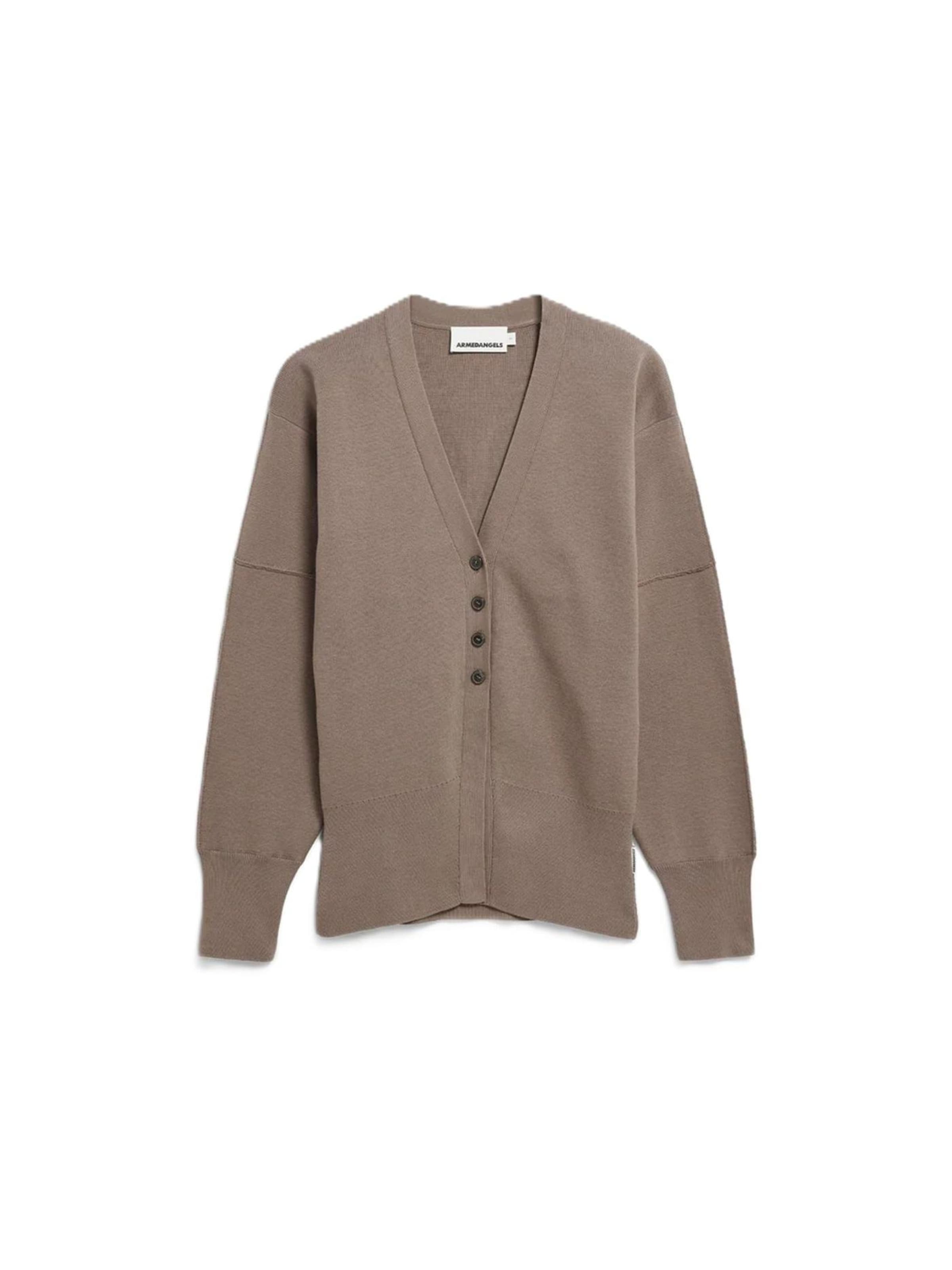 ARMEDANGELS Strickjacke‌‌‌‌‌‌ in Braun: Vorderseite
