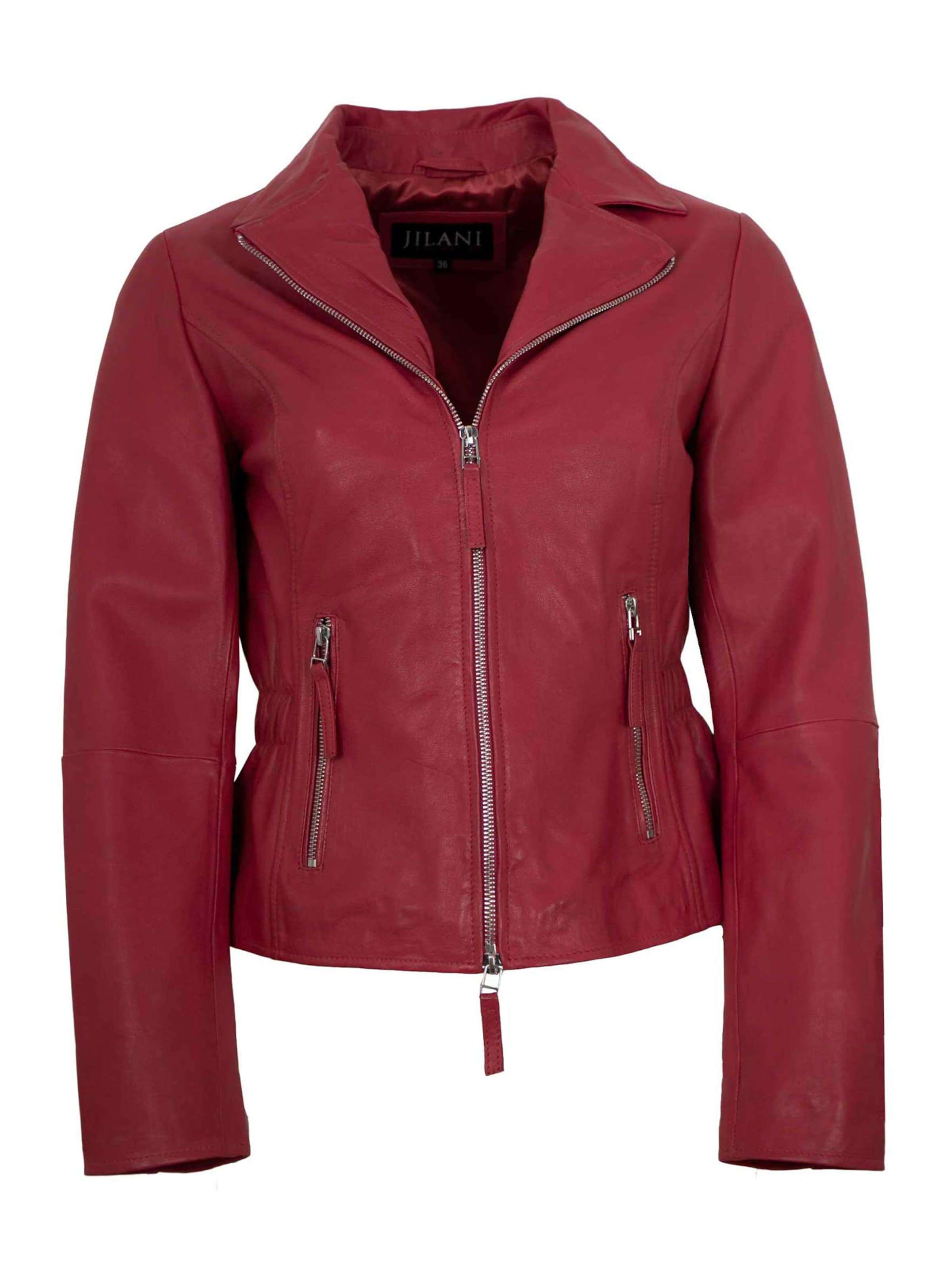 Jilani Between-Season Jacket 'Jaqueline' in Red: front