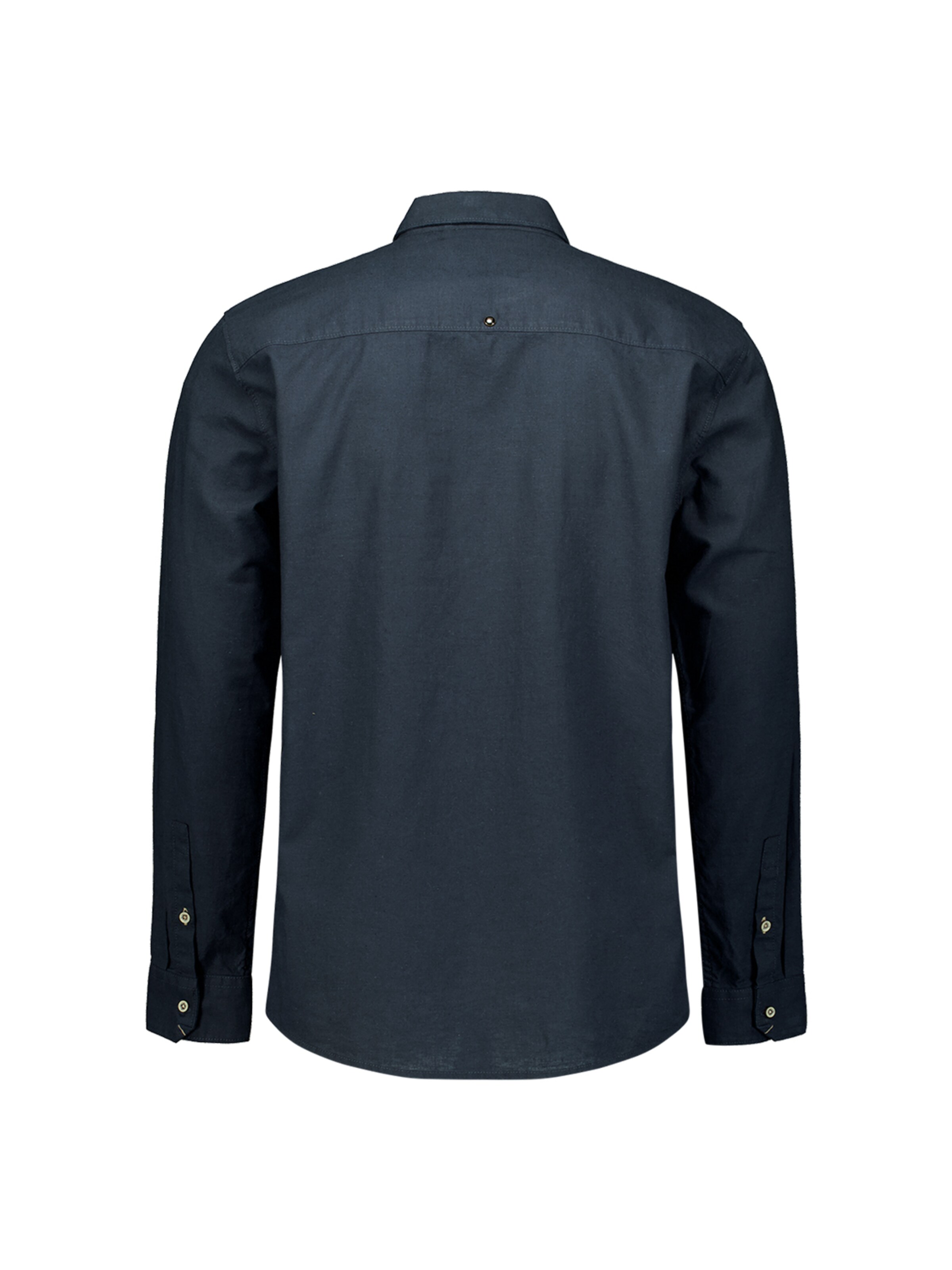 No Excess Regular Fit Hemd in Blau