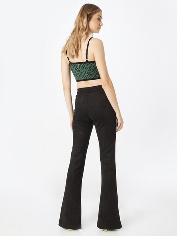 GUESS Flared Broek 'STELA' in Zwart