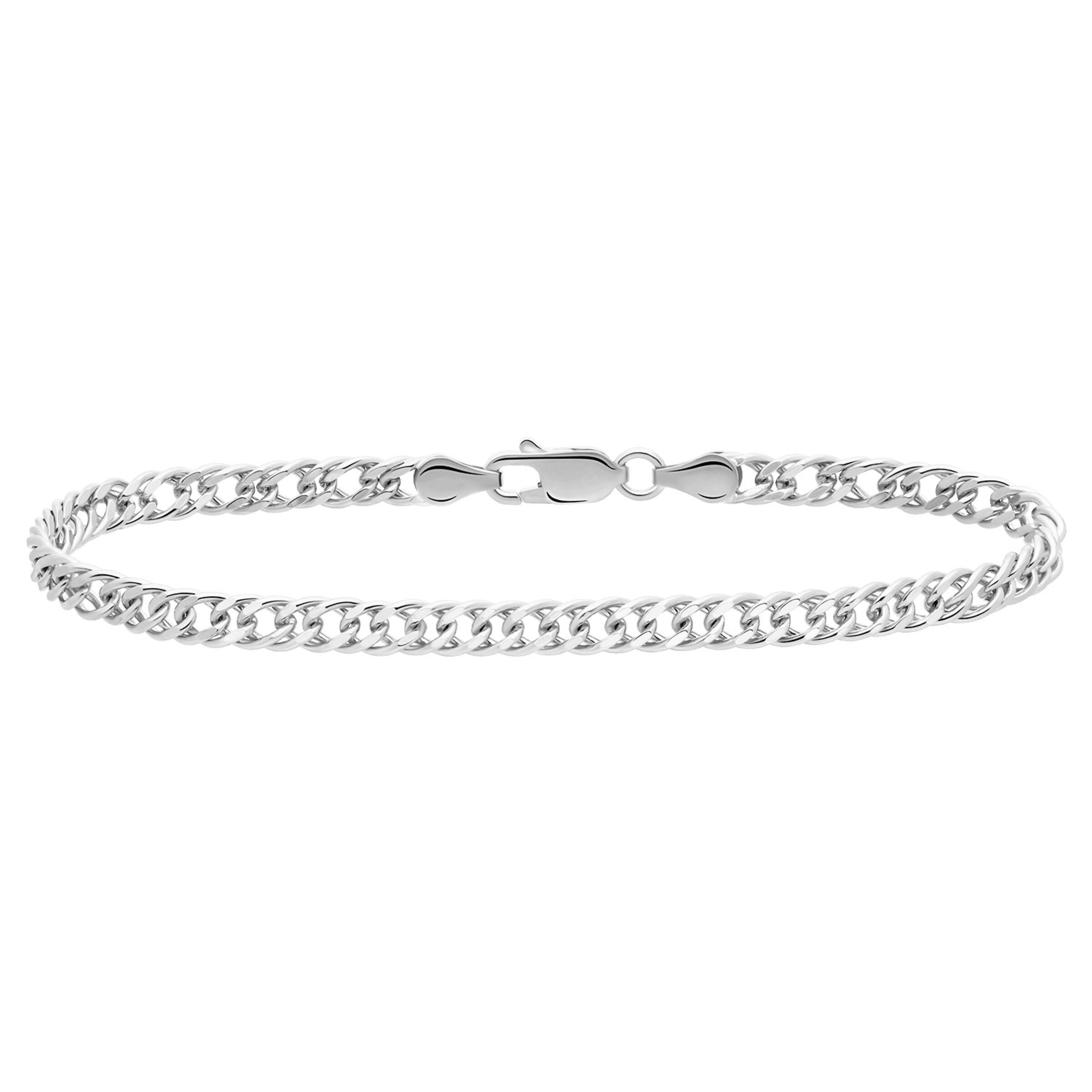 Lucardi Bracelet 'Luxuriös' in Silver
