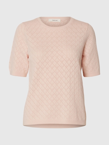 SELECTED - Jersey 'Helen' en rosa