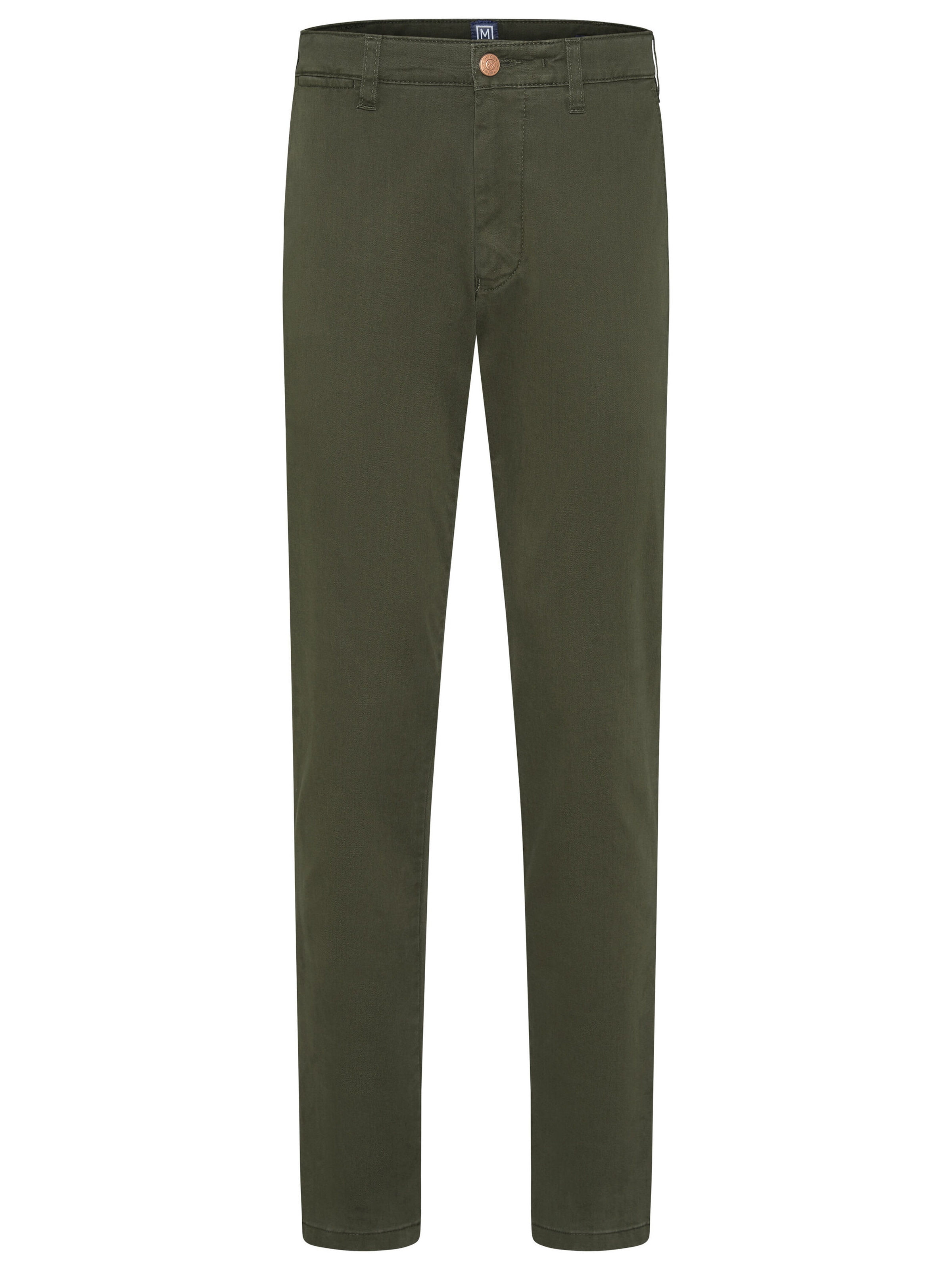 MEYER Chino trousers in Green: front
