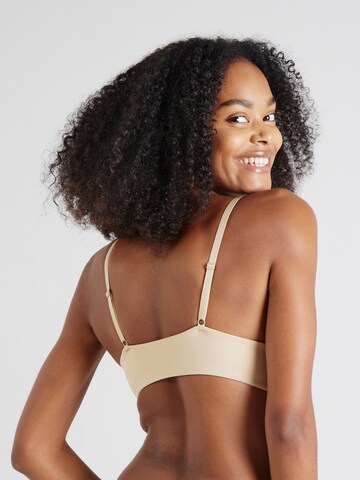 PIECES T-shirt Bra 'Namee' in Beige