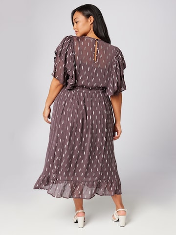 Guido Maria Kretschmer Curvy - Vestido 'Charis' em roxo